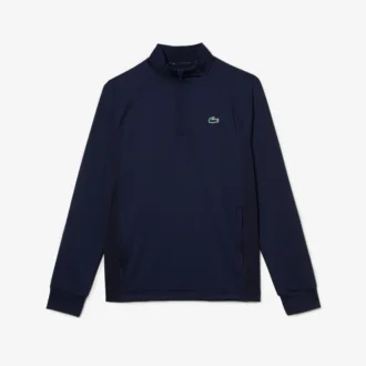 Camisola de golfe de gola alta para homem