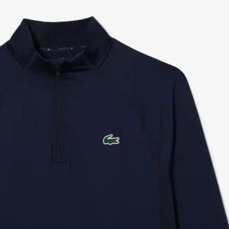 Camisola de golfe de gola alta para homem
