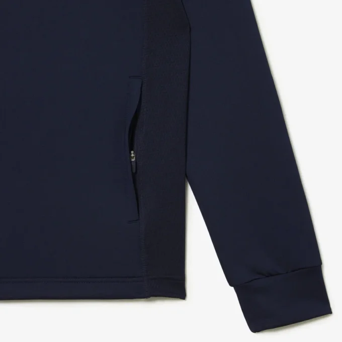 Camisola de golfe de gola alta para homem