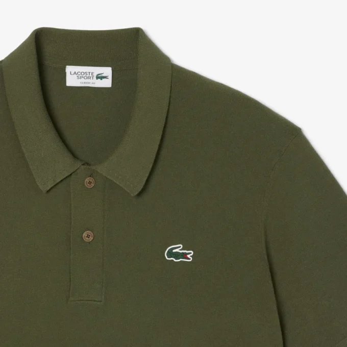 Camisola de golfe de manga curta com gola polo para homem
