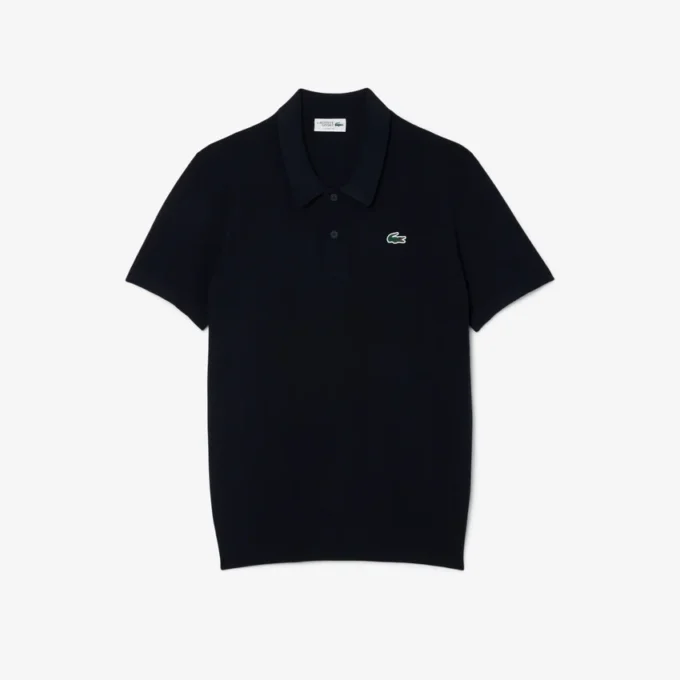Camisola de golfe de manga curta com gola polo para homem
