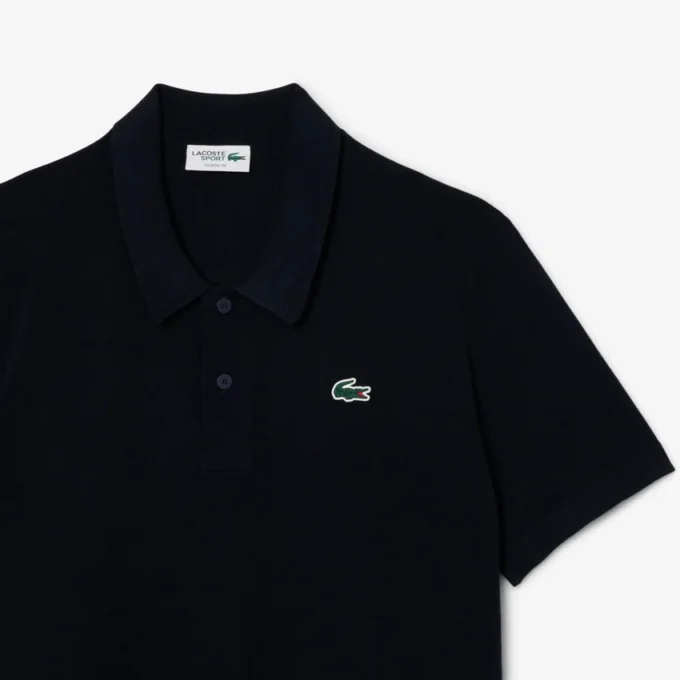 Camisola de golfe de manga curta com gola polo para homem