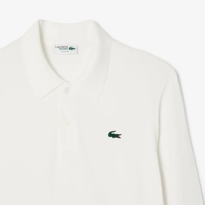 Camisola de golfe elástica com gola polo para homem