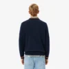 Camisola de jersey de algodão às riscas para homem