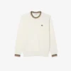 Camisola de jersey de algodão às riscas para homem