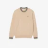 Camisola de jersey de algodão às riscas para homem