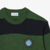 Camisola de jersey de algodão às riscas para homem