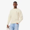 Camisola de lã com efeito patchwork e corte descontraído para homem