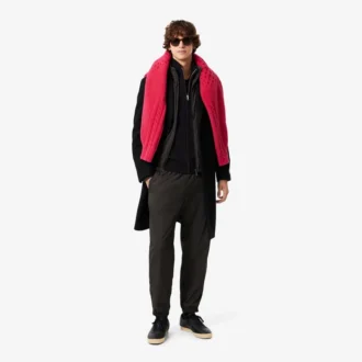 Camisola de lã com fecho para homem