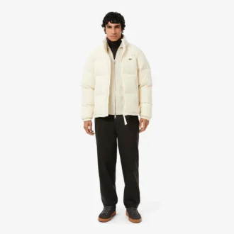 Camisola de lã com fecho para homem