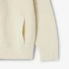 Camisola de lã com fecho para homem