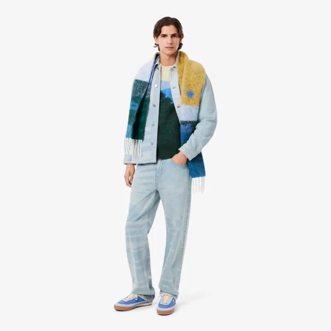 Camisola de lã de alpaca Landscape para homem
