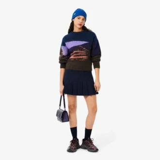 Camisola de lã Landscape para mulher