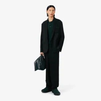 Camisola de lã merino com gola polo da coleção Runway