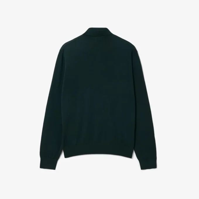Camisola de lã merino com gola polo da coleção Runway
