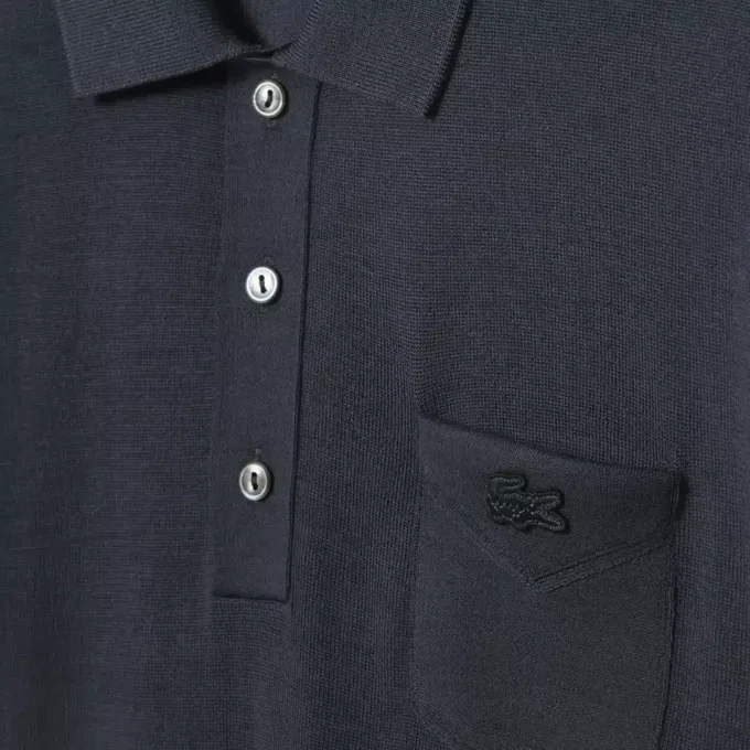Camisola de lã merino com gola polo da coleção Runway