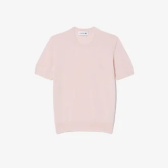 Camisola de malha 3D de manga curta