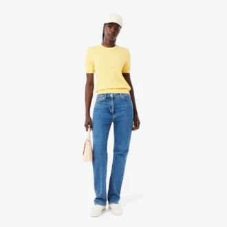 Camisola de malha 3D de manga curta