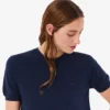 Camisola de malha 3D de manga curta