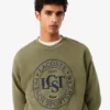 Camisola de malha com estampado e corte largo para homem