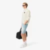 Camisola de malha com gola polo e corte largo para homem