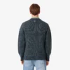 Camisola de malha com intarsia de crocodilo para homem