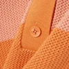 Camisola de malha com riscas e gola polo