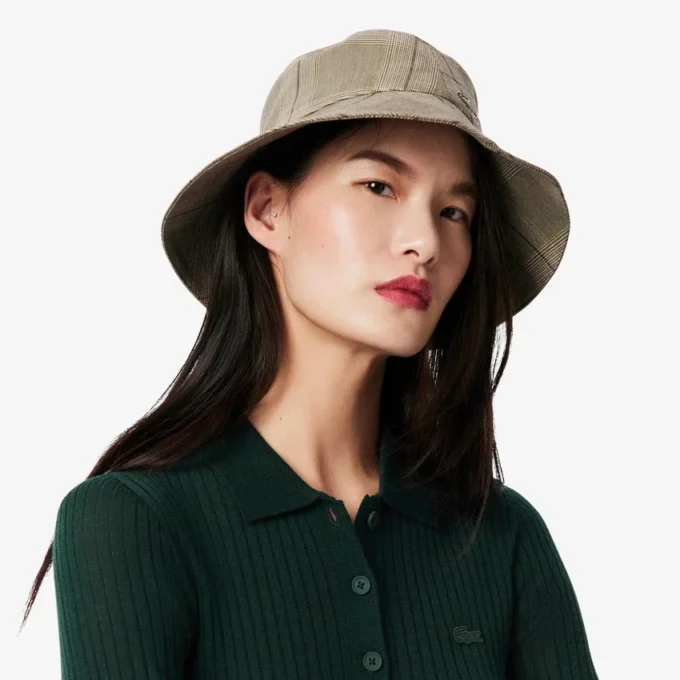 Camisola de malha de lã com gola polo para mulher