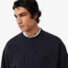Camisola de malha polar bordada