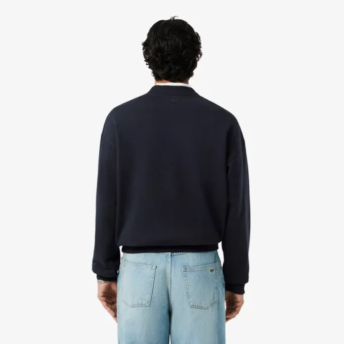 Camisola de malha polar bordada