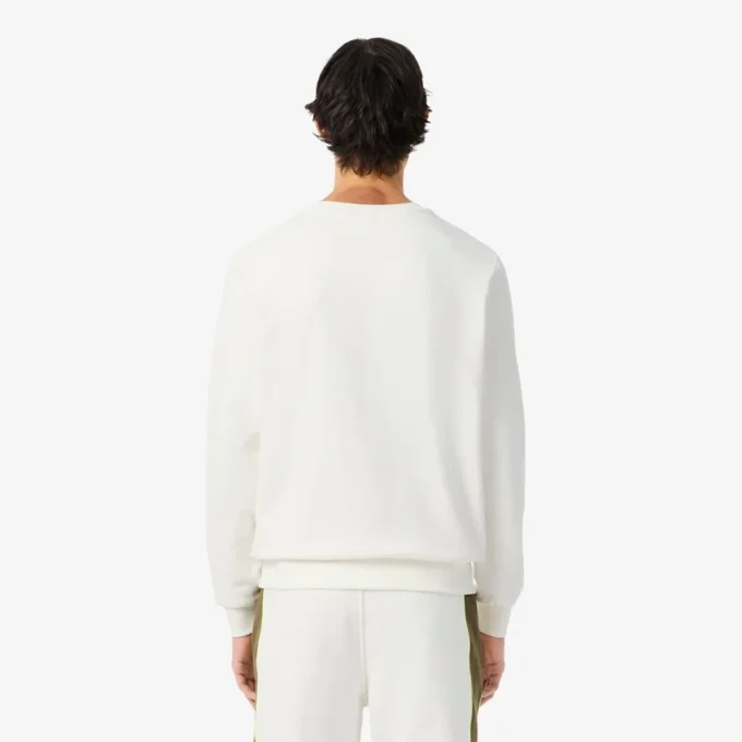Camisola de malha polar com blocos de cor para homem