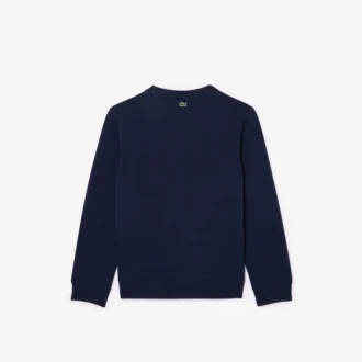 Camisola de malha polar com estampado de crocodilo para criança