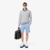 Camisola de malha polar com fecho para homem