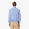 Camisola de malha polar com fecho para homem