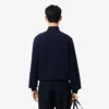 Camisola de malha polar com fecho para homem