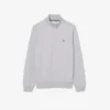 Camisola de malha polar com fecho para homem