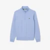 Camisola de malha polar com fecho para homem
