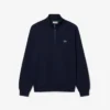 Camisola de malha polar com fecho para homem