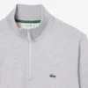 Camisola de malha polar com fecho para homem
