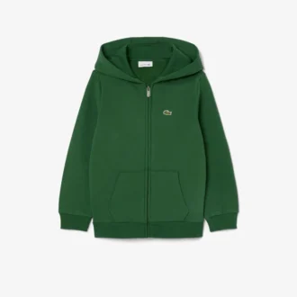 Camisola de malha polar com gola redonda para criança