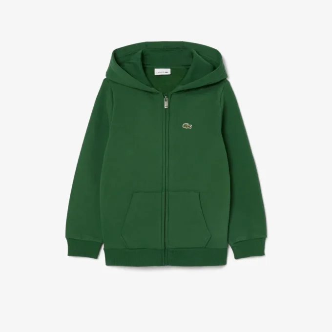 Camisola de malha polar com gola redonda para criança