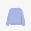 Camisola de malha polar com gola redonda para criança