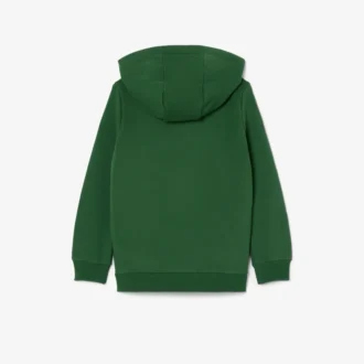 Camisola de malha polar com gola redonda para criança