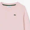 Camisola de malha polar com gola redonda para criança