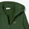 Camisola de malha polar com gola redonda para criança