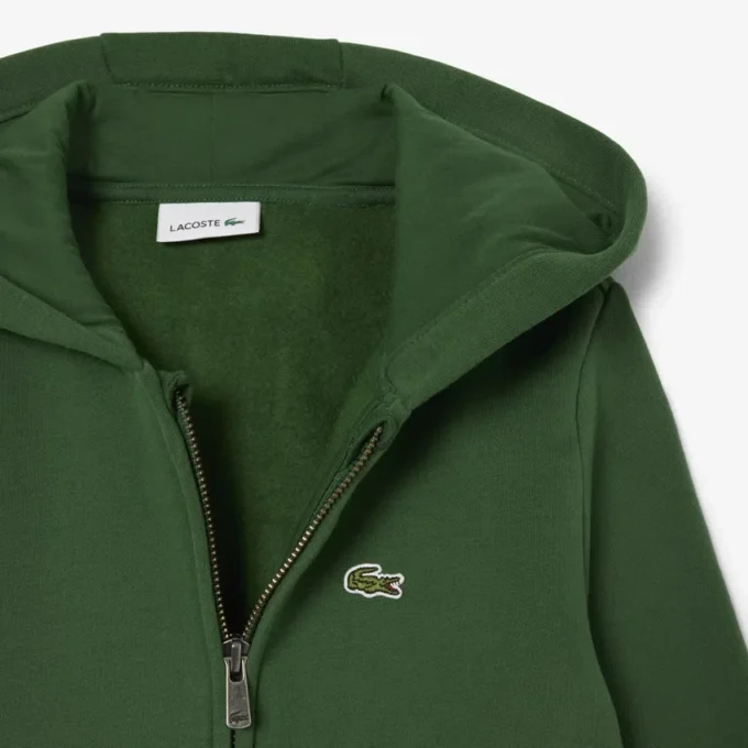 Camisola de malha polar com gola redonda para criança