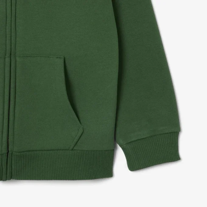 Camisola de malha polar com gola redonda para criança