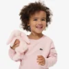 Camisola de malha polar com gola redonda para criança