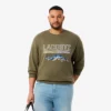 Camisola de malha polar com motivo bordado para homem