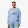 Camisola de malha polar com motivo bordado para homem